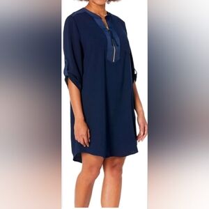 Trina Turk Kaiko Tunic XL Navy